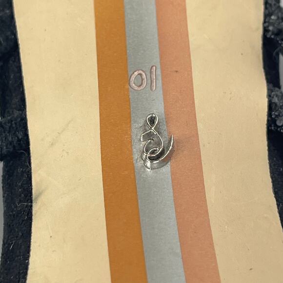 Sam Edelman Agustina Black Suede Rhinestone Pointed Toe Stiletto Pumps Mules 10 - Picture 5 of 6